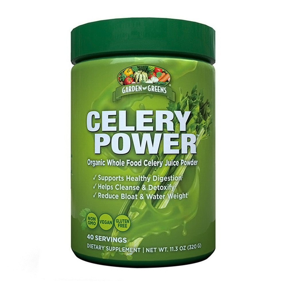 Garden Greens Celery Power, Supports Healthy Digestion, No Flavor, 11.3 Ounce (40 Servings)
